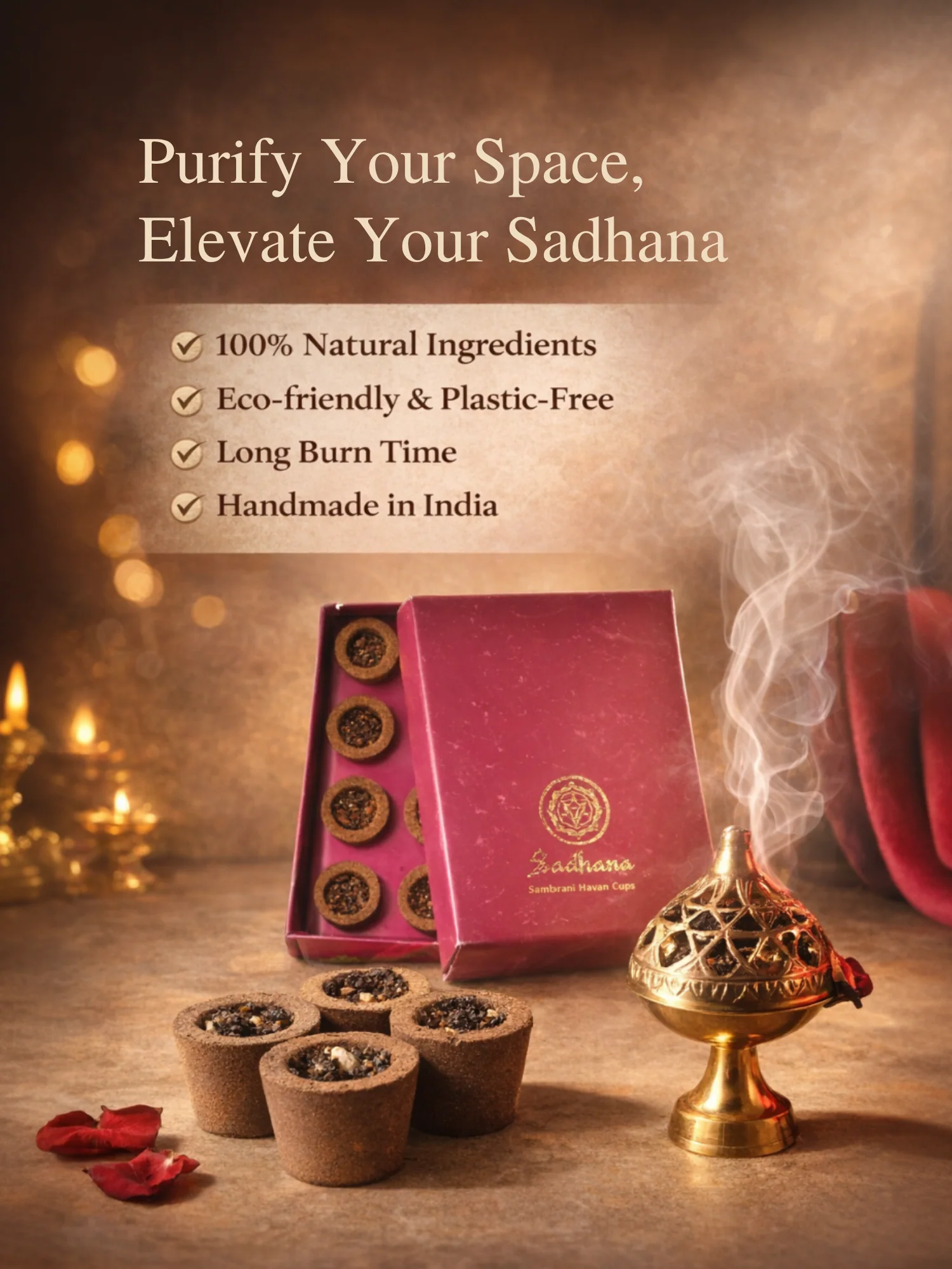 Sadhana Havan Cups – 100% Natural | 12-Month Puja Subscription - Image 5